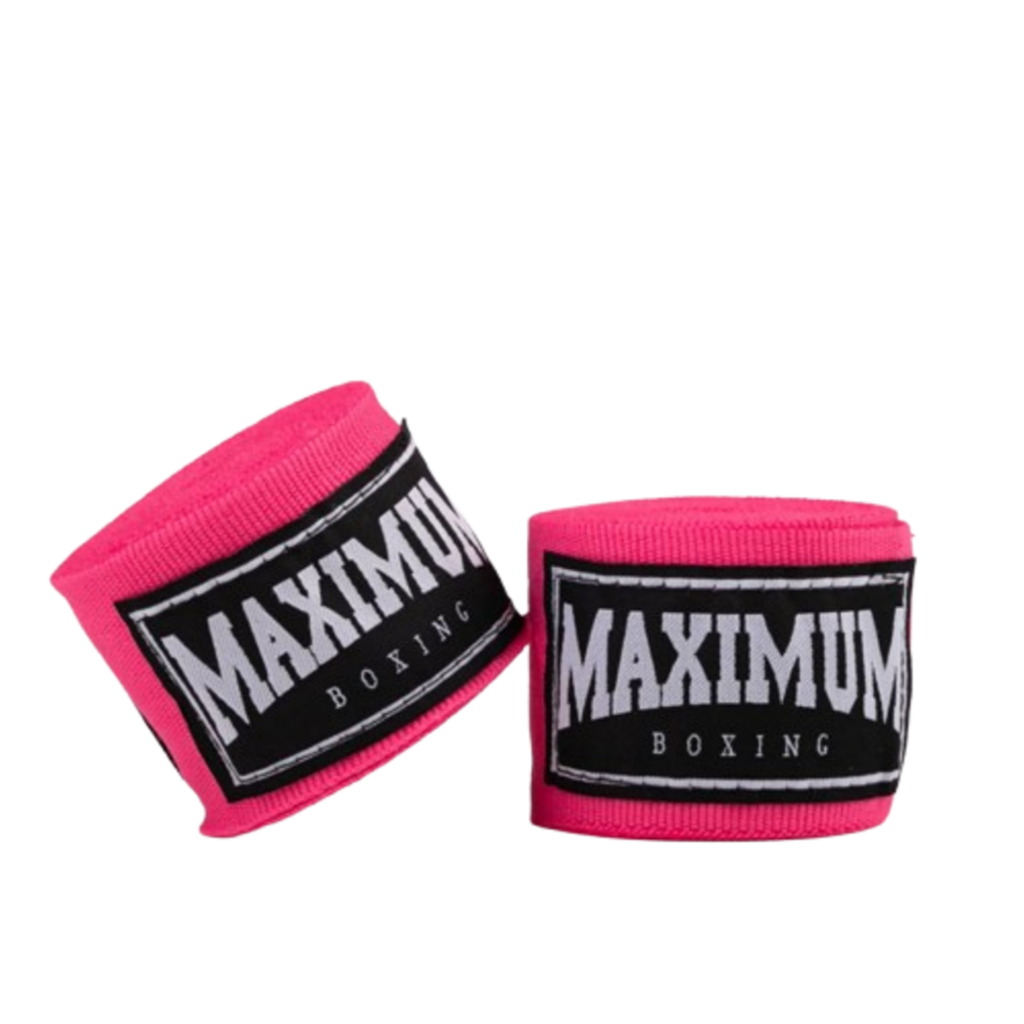 Bandagem para Muay Thai e Boxe Marca Maximum de 3 Metros e 5 Metros - Cor: Rosa em Oferta na Shopee