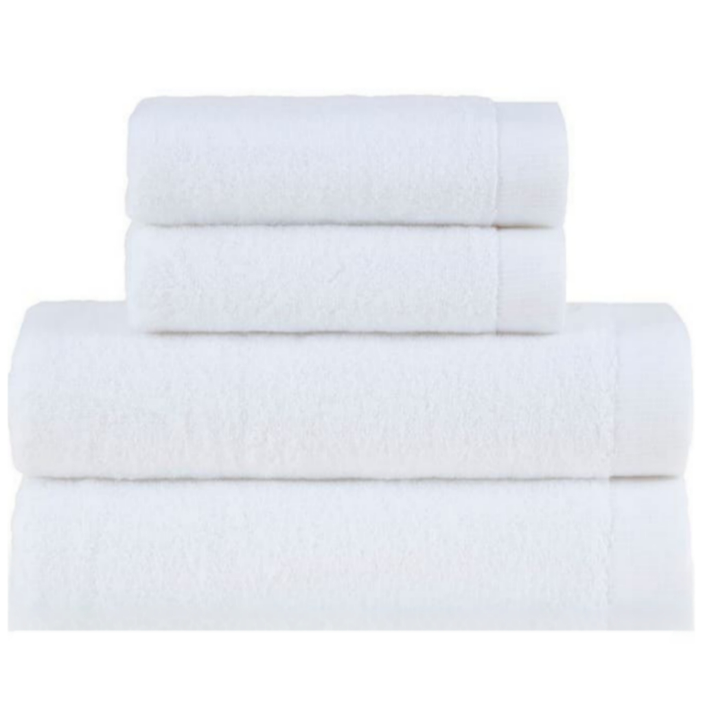 Jogo De Toalhas Banho Buddemeyer 4 Peças 100% Algodão Dual Air Banho E Rosto Felpudas Super Macia