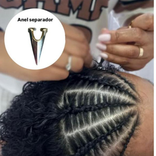 Anel Separador de Tranças Divisor de Trança Raiz Ghana Braids Nago em Oferta na Shopee