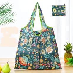 Bolsa Sacola De Compras e Mercado Reutilizável , Dobrável e Lavável Ecobag - COD 75562