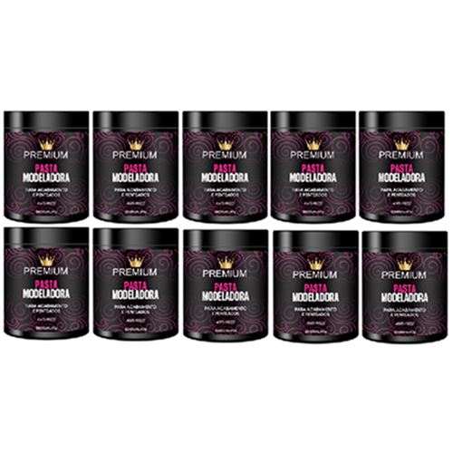 PASTA MODELADORA PREMIUM 500G 10 UNID em Oferta na Shopee