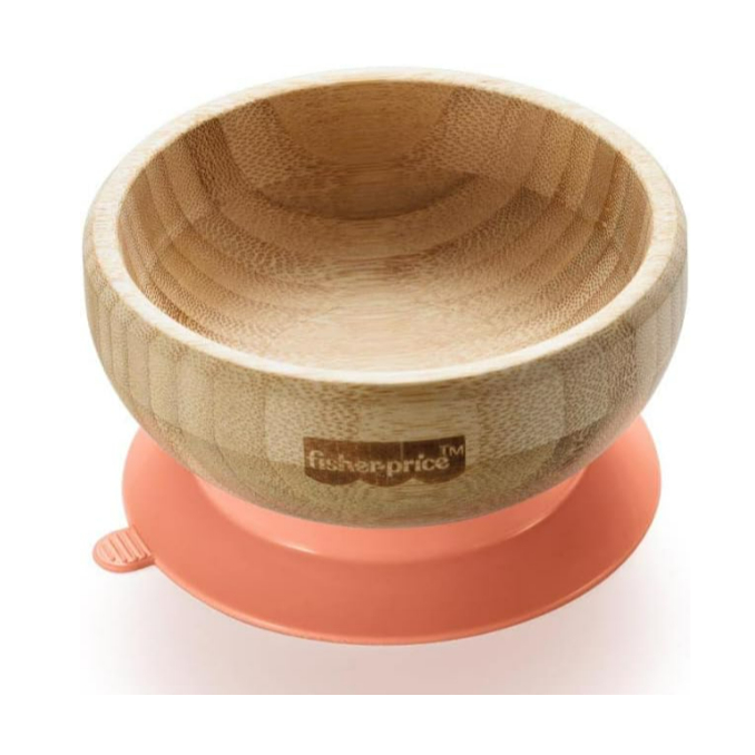 Tigela com Ventosa Bam N Boo +6m Rosa Fisher Price - BB1167