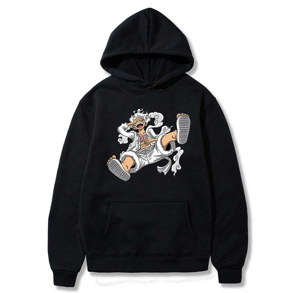 Moletom Blusa De Frio Luffy Gear 5 Chápeu de Palha Anime Blusa One Piece promoção