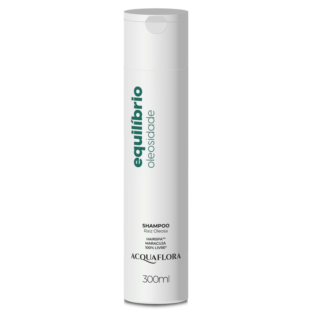 Shampoo Acquaflora Equilíbrio Oleosidade Raiz Oleosa -  maracujá -sem Sal 300ml