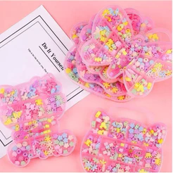 KIT Miçangas Coloridas e Formas Desenhos Diversos para Pulseiras e Colares - Maleta Formato Variado