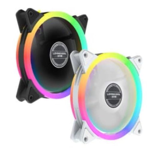 Kit 3 Cooler Fan RGB Gamer Para CPU Gabinete Com Controlador
