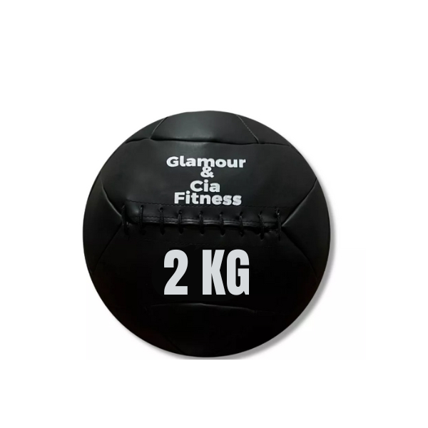 Glamour & Cia Wall Ball 2 Kg Crossfit Funcional Medicine Ball