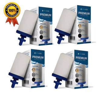 Kit 4 Vela para Filtro De Barro Tripla Ação Alcalina, Carvão Ativado e Prata Coloidal em Oferta na Shopee