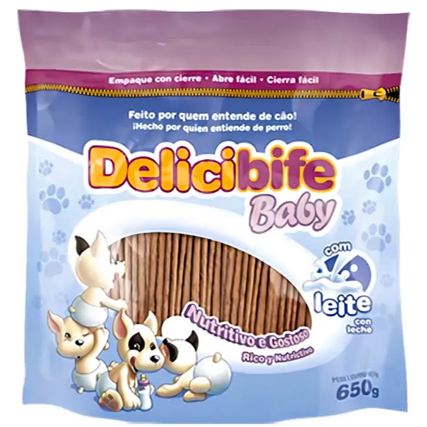 Petisco Delicibife Baby com Leite 650g