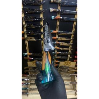 Faca Aço Carbono 9” – Cabo com Isca Artificial em Oferta na Shopee