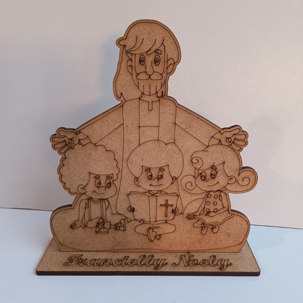 Centro De Mesa 3 Palavrinhas Personalizado Mdf lembrancinha decoração