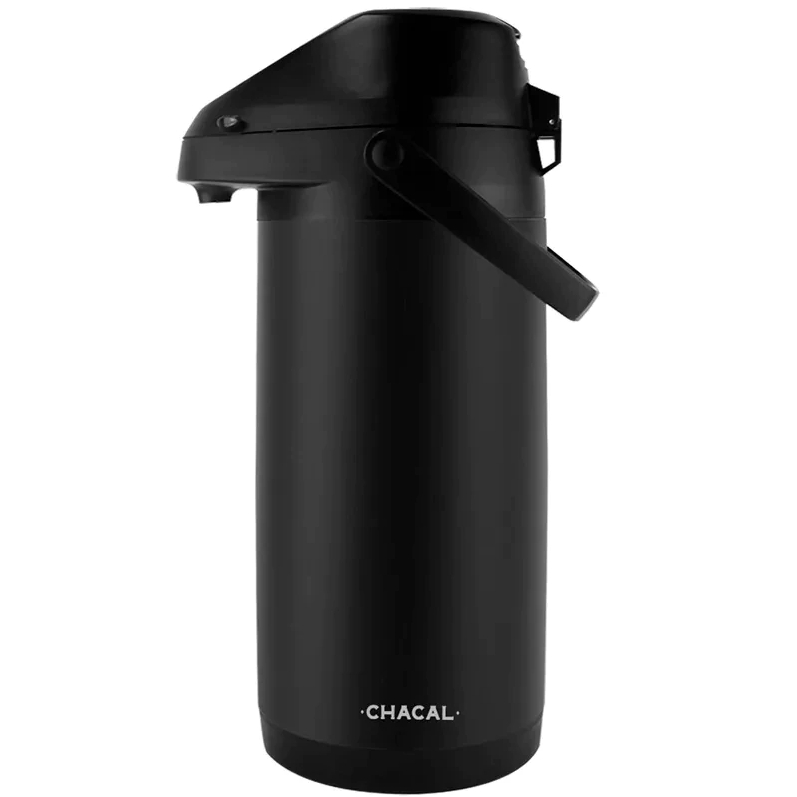 Garrafa Térmica de Inox 4,0 Litros Preta Chacal em Oferta na Shopee