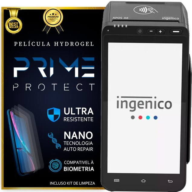 Película Hidrogel Hd Para Maquina Ingenico Todos Modelos