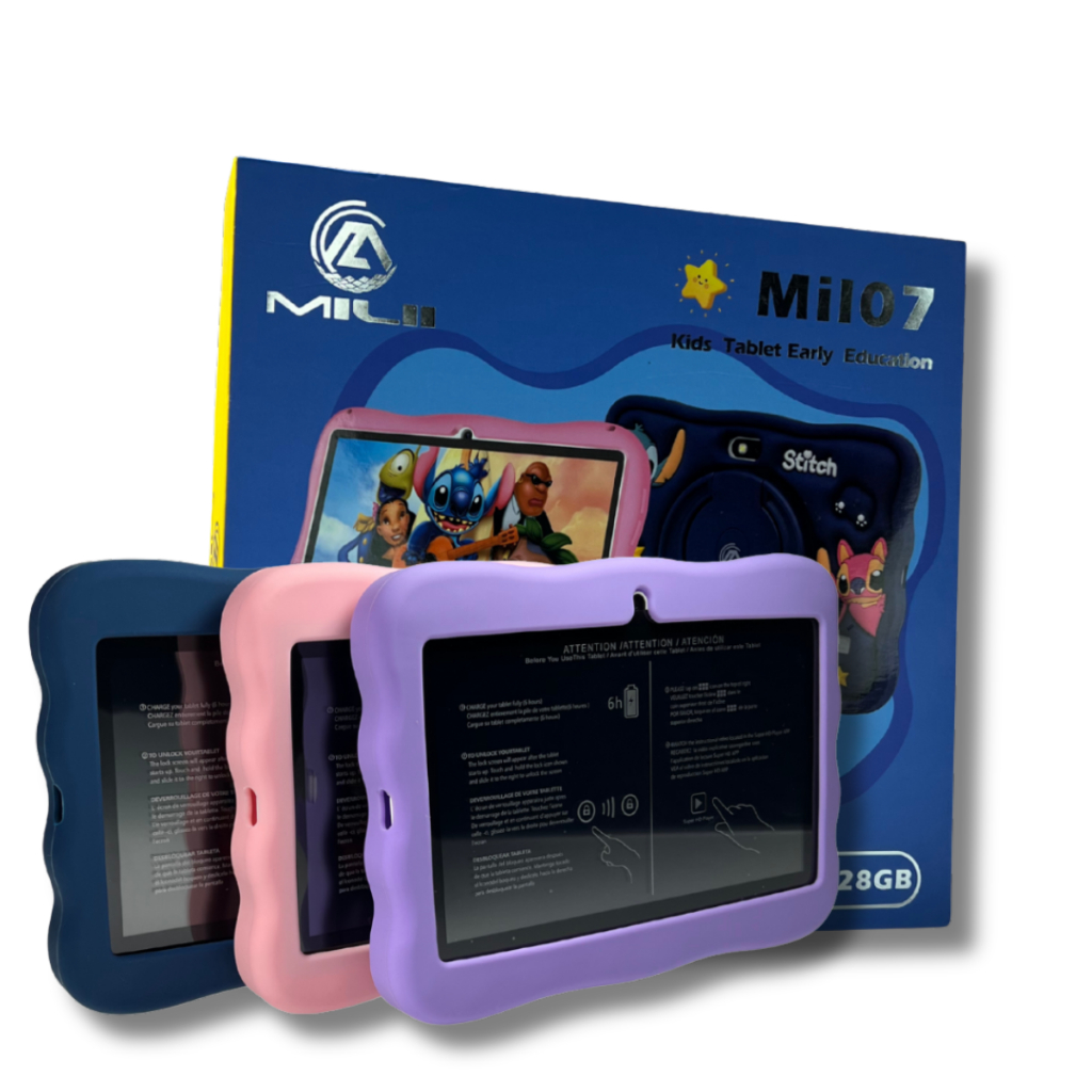 Tablet Infantil Mil07 6Gb RAM + 128GB Astronauta Kids Controle Parental