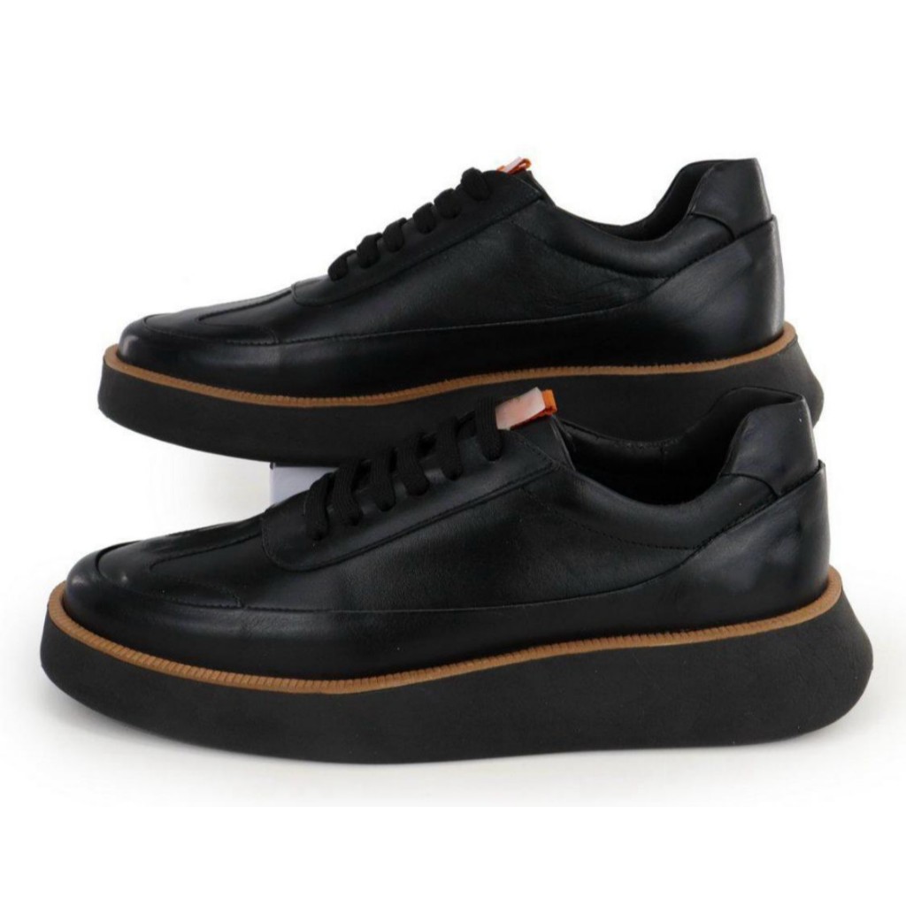 Tênis Masculino Couro Legítimo Estiloso Moderno Casual Elegante Confortável em Oferta na Shopee