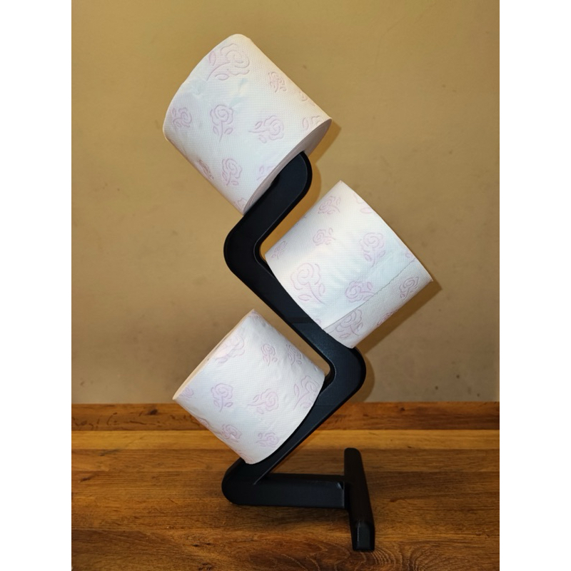 Suporte Moderno para Papel higiênico Zig Zag