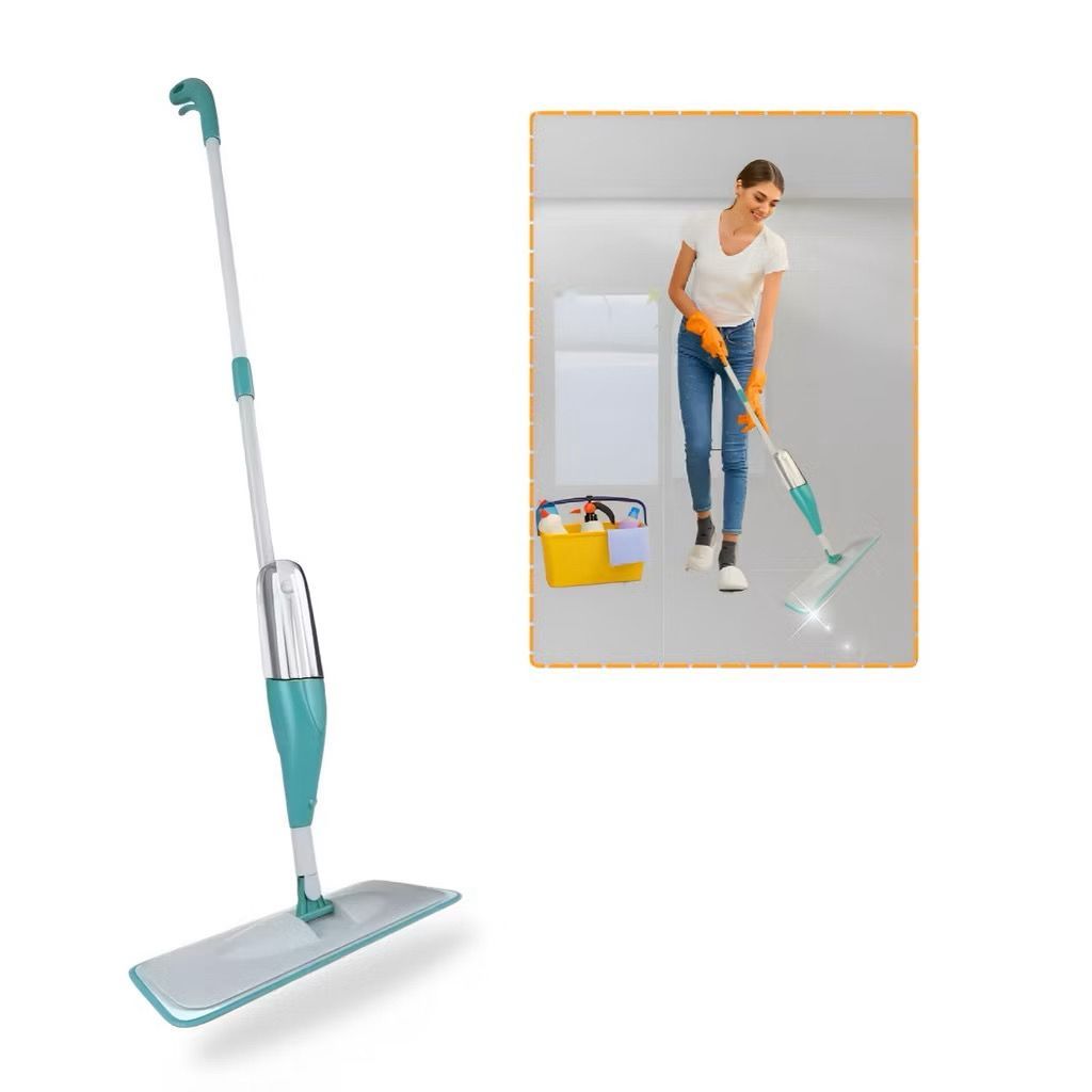 MOP Spray Rodo Esfregão com Reservatório Rodo Magico Limpa Seca Envio Imediato