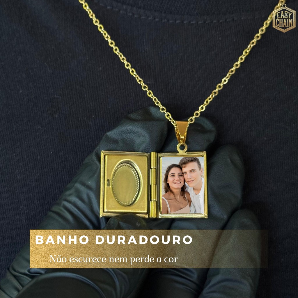 Para o Amor da Sua Vida Colar com Foto – O Presente Ideal de Dia dos Namorados