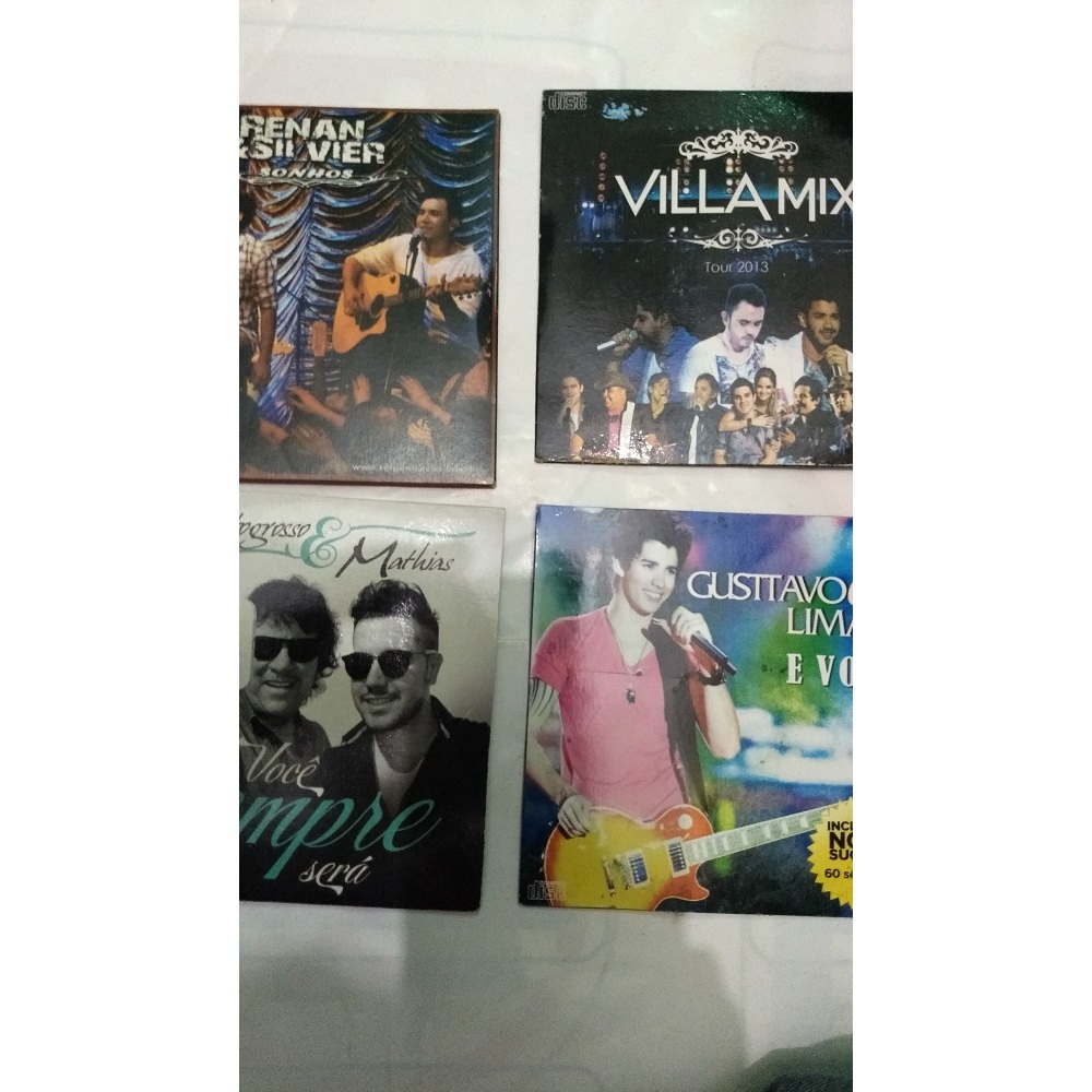 Kit 4 CDS Sertanejos Gustavo Lima e Outros