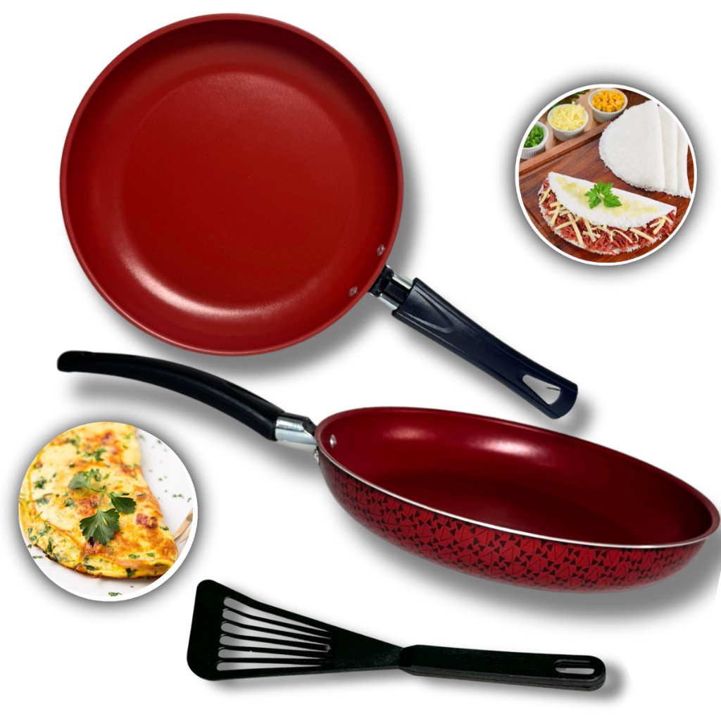 1 FRIGIDEIRA FRANCESA 22 CM / 18CM/ 16 CM ANTIADERENTE , FRIGIDEIRA PANQUECA,CREPE, OMELETE em Oferta na Shopee