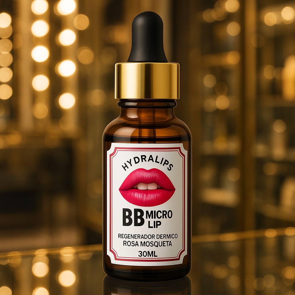 Sérum Labial Com efeito lifting, proporciona lábios mais volumosos e com aparência rejuvenescida