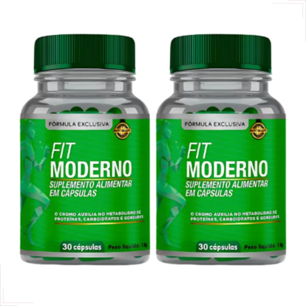 2x Fit Modern 30 Capsulas Cada Pote - Envio Imediato - Original