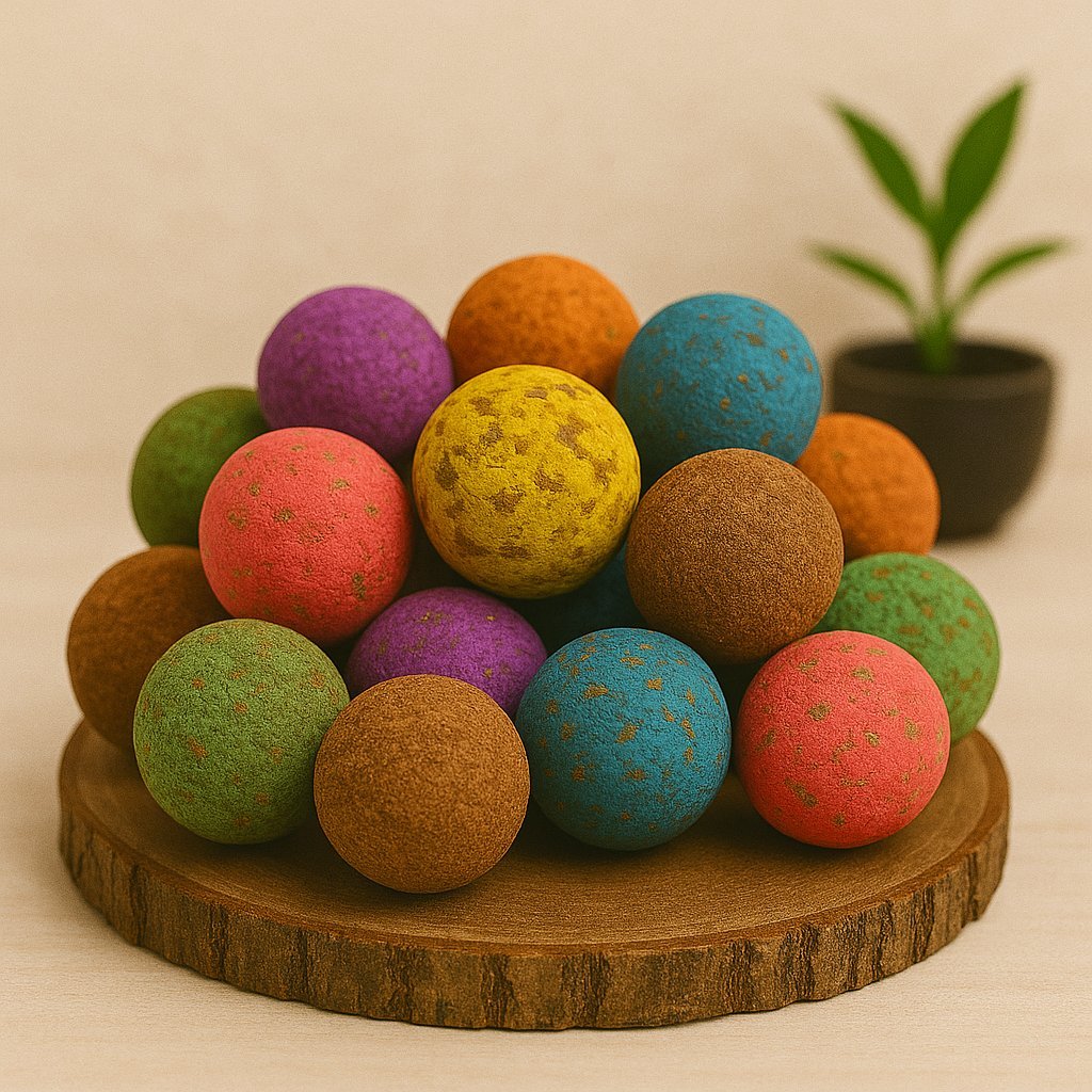 Kit 16 Bombitas de Defumação Premium Incenso Natural Bolinha Aromatizador Purificador de Ambiente Limpeza Espiritual em Oferta na Shopee