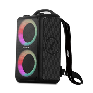 Caixa De Som Amplificada Amvox ACA 600 BagVox Black 2 Woofers 6,5" 600W Bluetooth TWS Led Bivolt em Oferta na Shopee