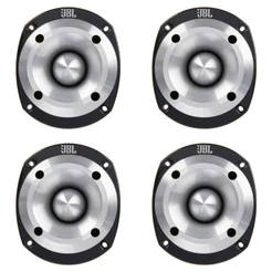 Kit com 4 Super Tweeter JBL Selenium ST400 Trio 150w RMS Preto Cromado