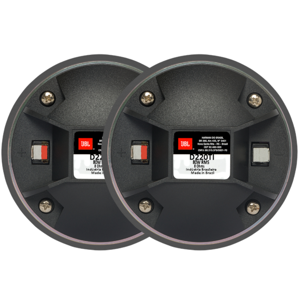 Kit com 2 Driver Jbl Selenium D220ti Titanium Titânio Profissional 80w Rms 8 Ohms em Oferta na Shopee