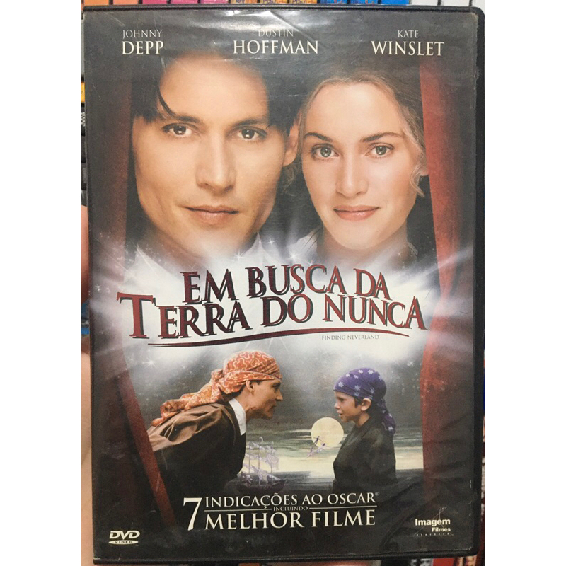 Dvd Em Busca da Terra do Nunca (Johnny Depp)