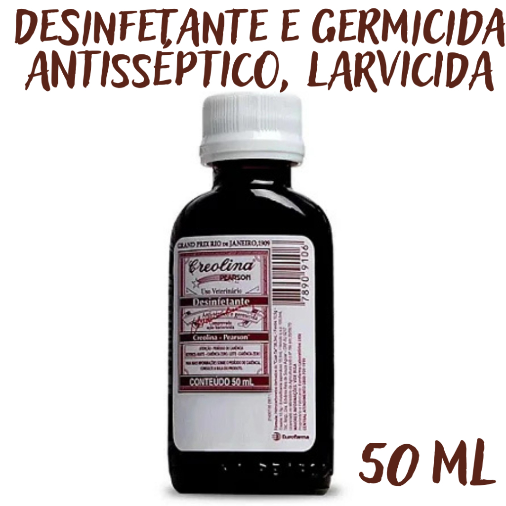 Creolina Pearson Desinfetante Bactericida e Fungicida 50ml