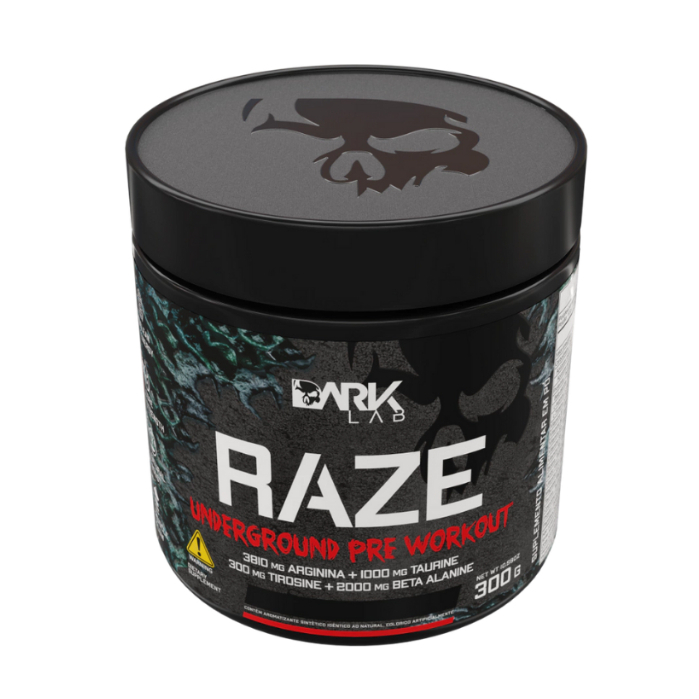 Pré-Treino Raze underground Pre Workout 300g Dark Lab em Oferta na Shopee
