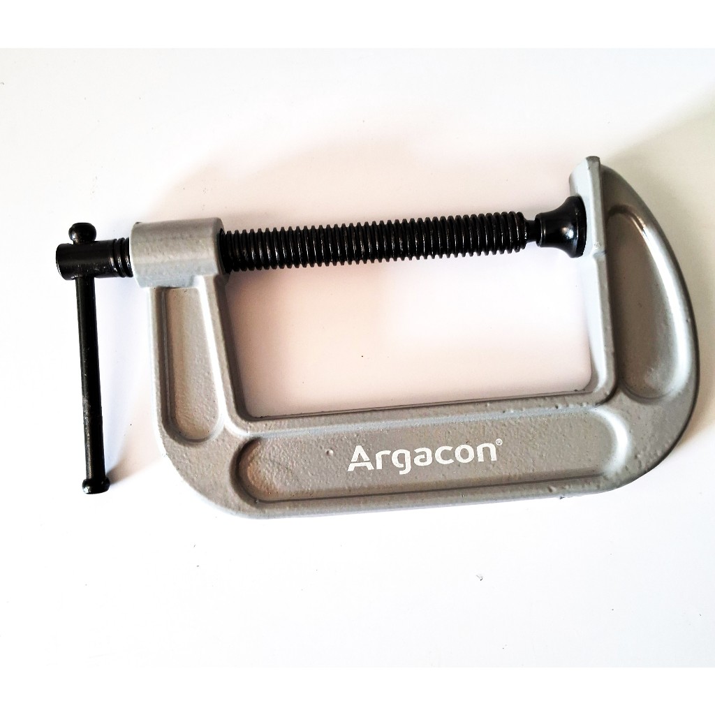 Argacon Grampo Sargento Tipo C 4 Polegadas Marcenaria Fixar Pressão Colagem