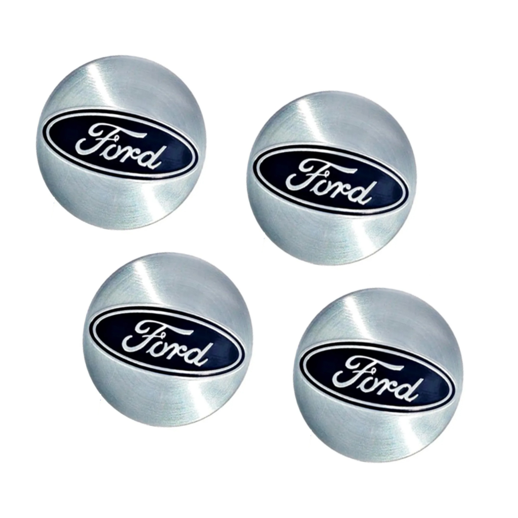 4 Calotinha Prata Centro Roda Ford Ka Fusion New Fiesta 55mm SHOPEE SP BRASIL