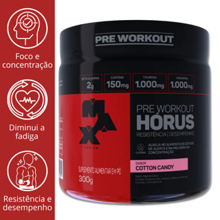 PRÉ TREINO HORUS (300G E 150G) - MAX em Oferta na Shopee
