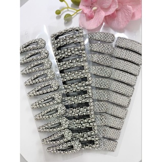 presilha de cabelo tic tac de perola kit 10 peças preco de atacado grampo de cabelo prendedor moda blogueira hair clips em Oferta na Shopee
