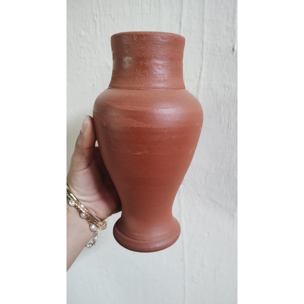 Quartinha Sem Asa De Barro 20cm De Altura