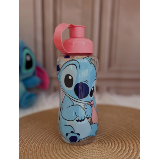 Garrafa Squeeze com alça Pet 550ml / STITCH / SPIDER-MAN / Plasduran