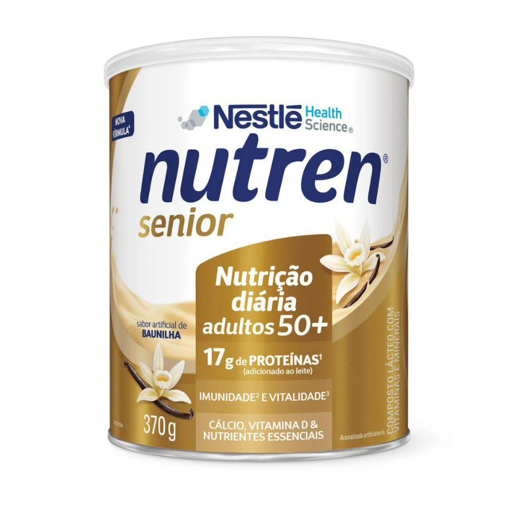 Composto Lácteo Baunilha Nutren Senior Lata 740g em Oferta na Shopee