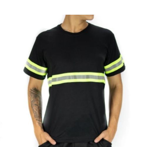 Camiseta Farda Sem Manga Uniforme Faixa Refletiva Verde 54