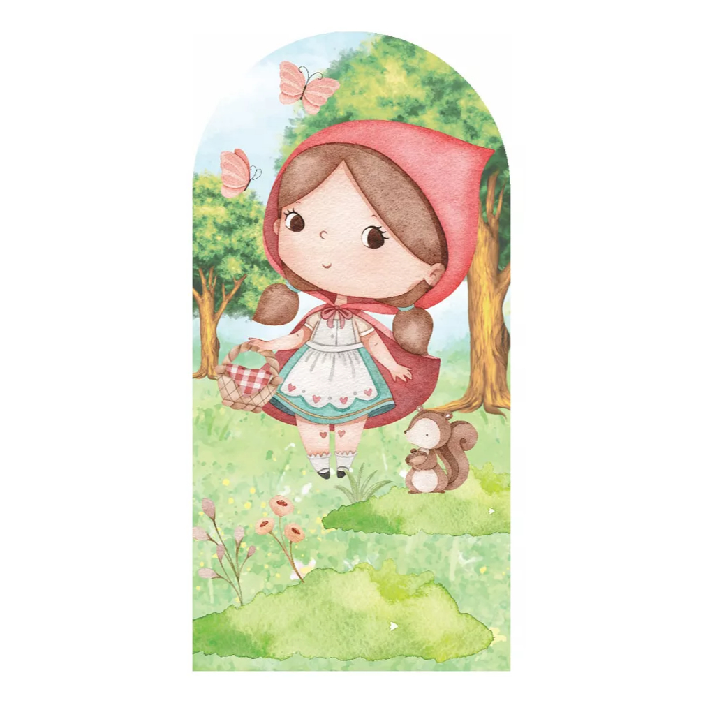 Capa De Painel Romano Picole Decoração Festa Chapeuzinho Vermelho em Oferta na Shopee