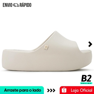 Chinelo Slide Melissa Free Plataforma Feminina Off White Original Com Nota Fiscal e Garantia em Oferta na Shopee