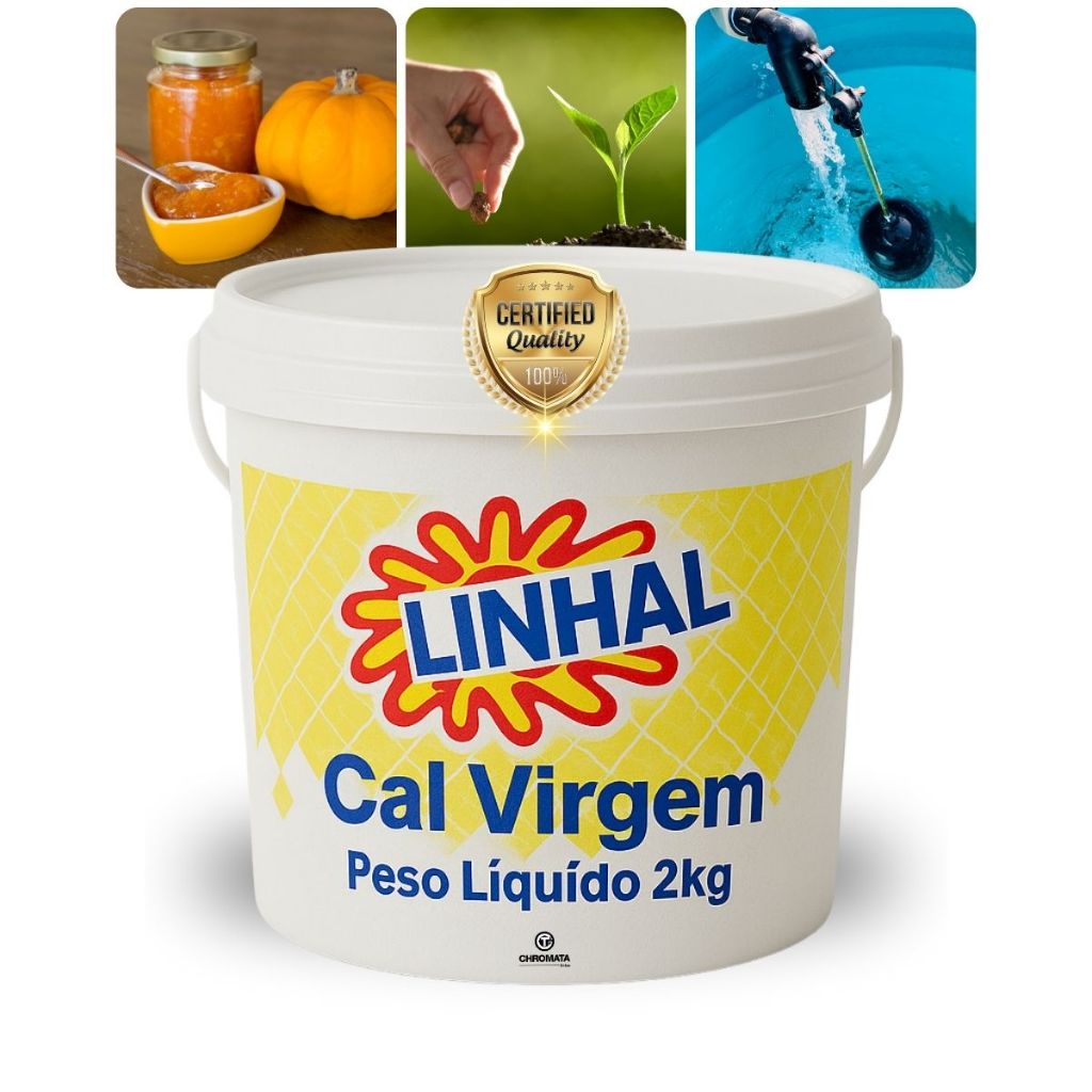 Cal Virgem Agrícola Culinário Linhal Cristaliza Doces Caseiros (HORTAS E PLANTAS/ANTIMOFO) - Escolha em Oferta na Shopee