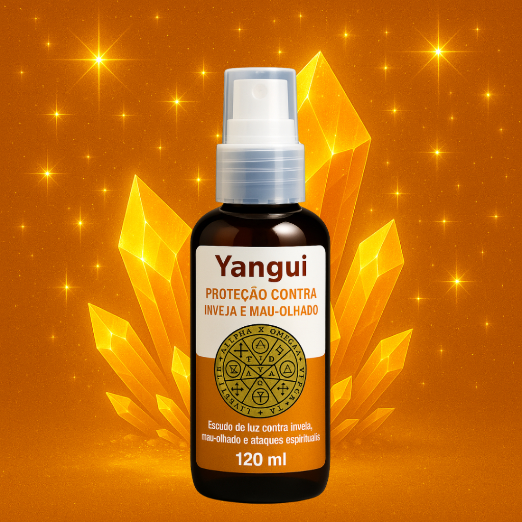 Proteção contra Inveja e Mau-olhado Spray Yangui 120ml em Oferta na Shopee