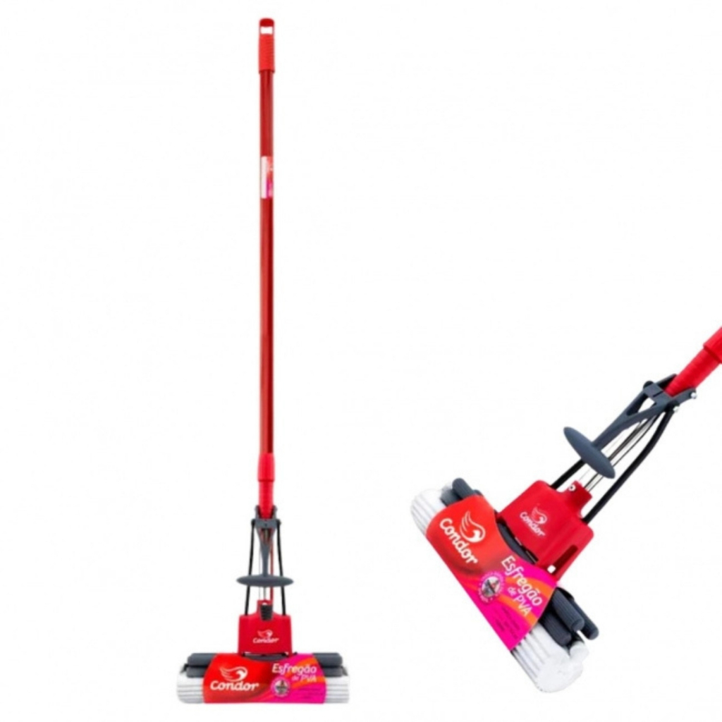 Rodo De Espuma De Torcer Americano MOP Esfregão PVA Super Absorvente com Cabo em Oferta na Shopee