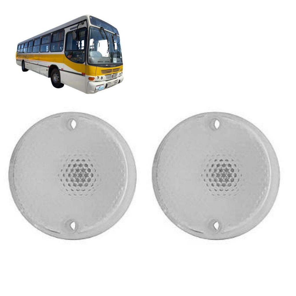 Kit 2 Lanterna Vigia Teto Onibus Marcopolo Torino Gv Caio Apahce S21 Neobus Thander