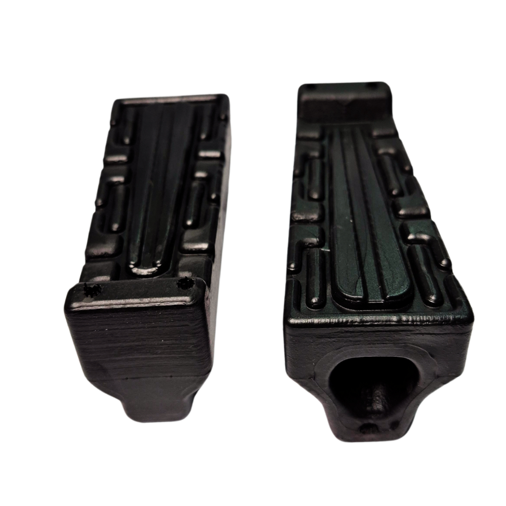 Borracha Estribo Pedaleira Dianteira Yamaha Ybr 2002 A 08 Factor 125 2009 A 2015 Par