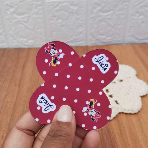 Forminhas para Doces PersonalizadaS MININIE VERMELHA | Brigadeiro | Festa Aniversário Infantil