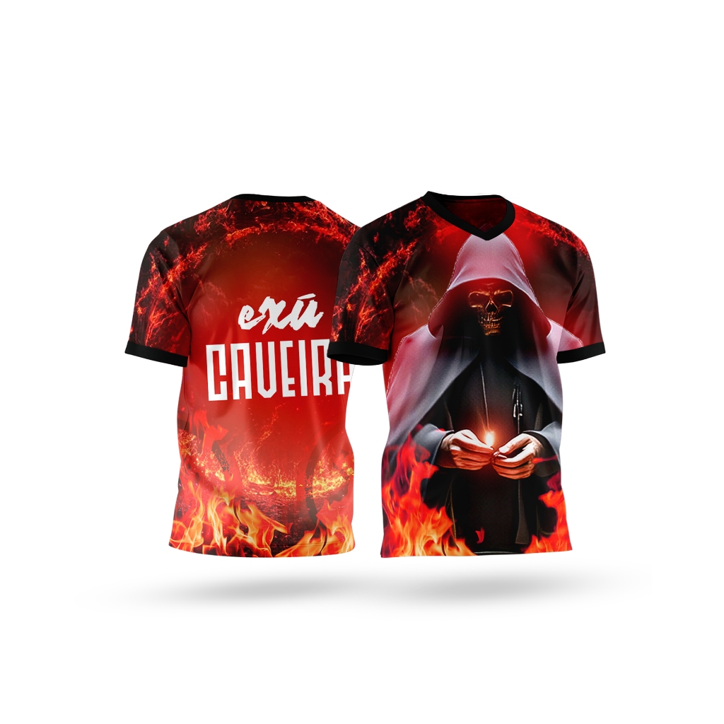 Camisa Exú Caveira Dry-Fit (M e GG)